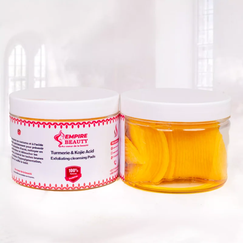 Coton Disque Visage Turmerie et Kojie Acid